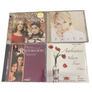 Lot of 4 Gospel Religious Relaxing Genre CDs Various Artists Like New